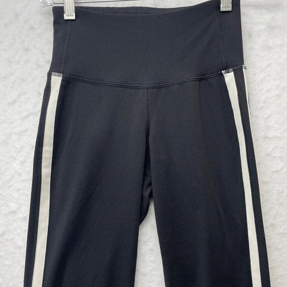 Old Navy Active Leggings Women's Sz XS Black White Go Dry Wide Waistband Pull On - Picture 6 of 11